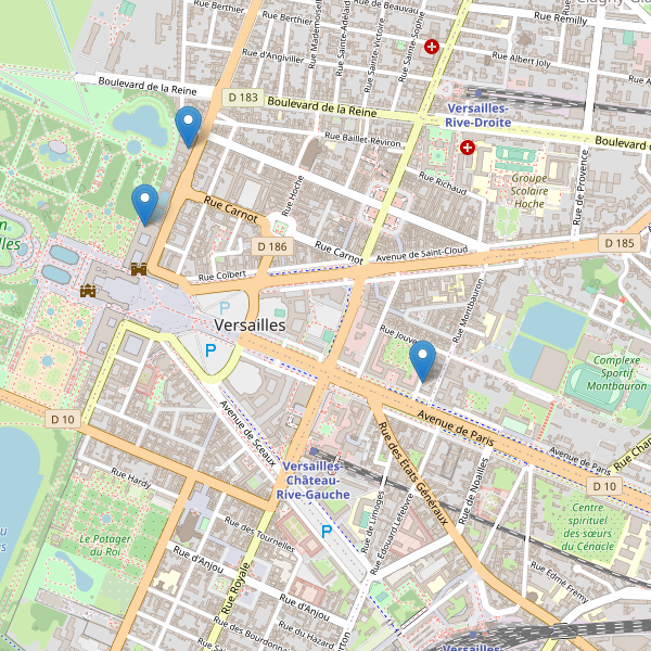 Carte des theatres à Versailles Thumbnail