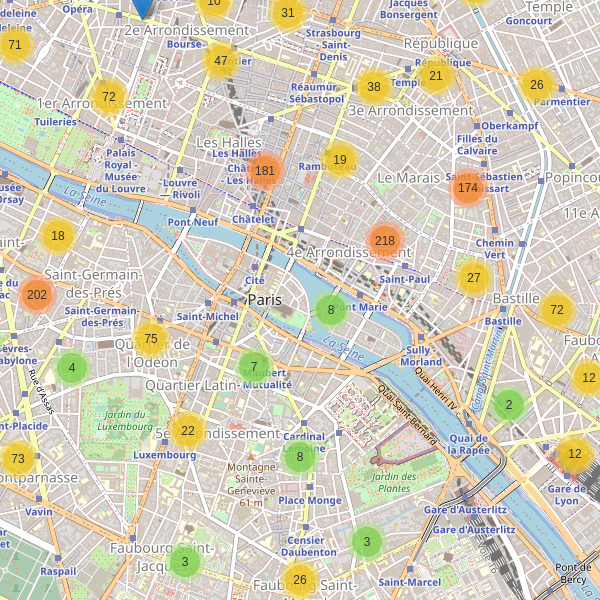 Carte des vetements à Paris Thumbnail