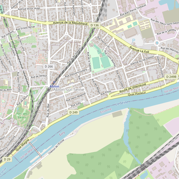 Plan de Ablon-sur-Seine Thumbnail