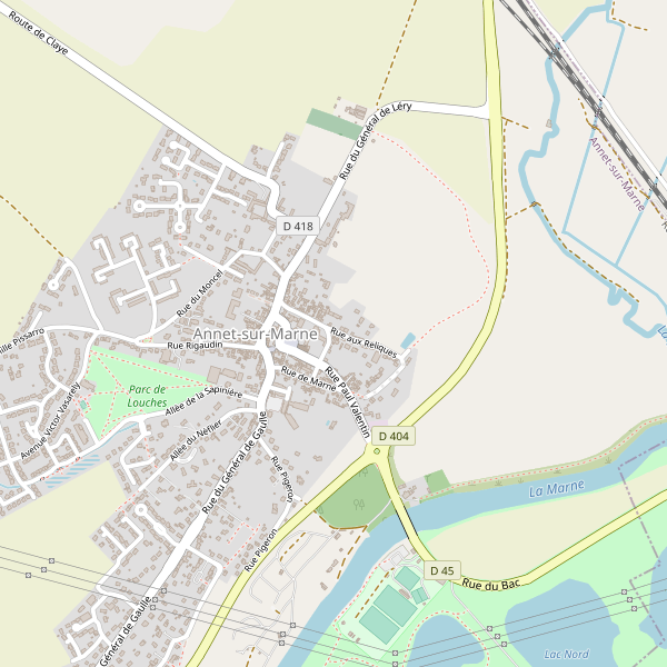Plan de Annet-sur-Marne Thumbnail