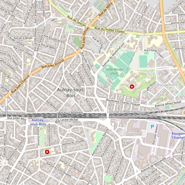 Carte des taxi à Aulnay-sous-Bois Thumbnail