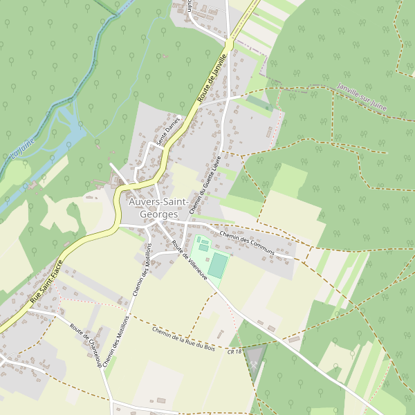 Plan de Auvers-Saint-Georges Thumbnail