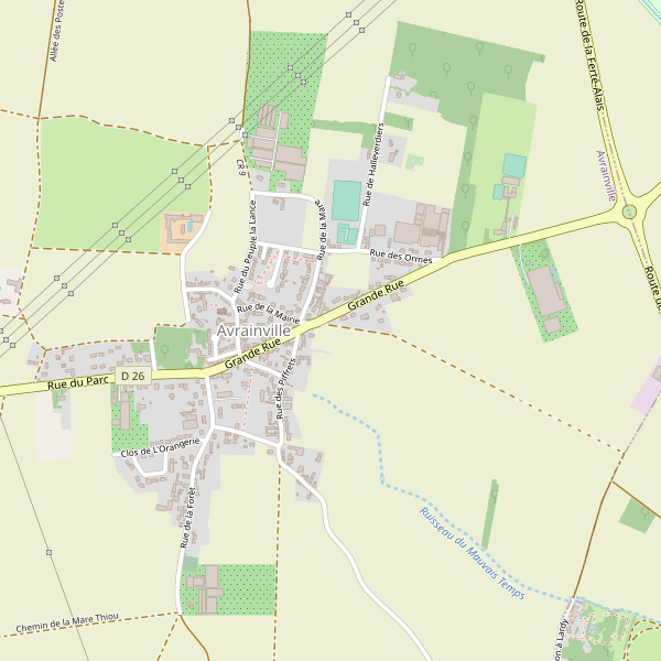 Plan de Avrainville (Essonne) Thumbnail
