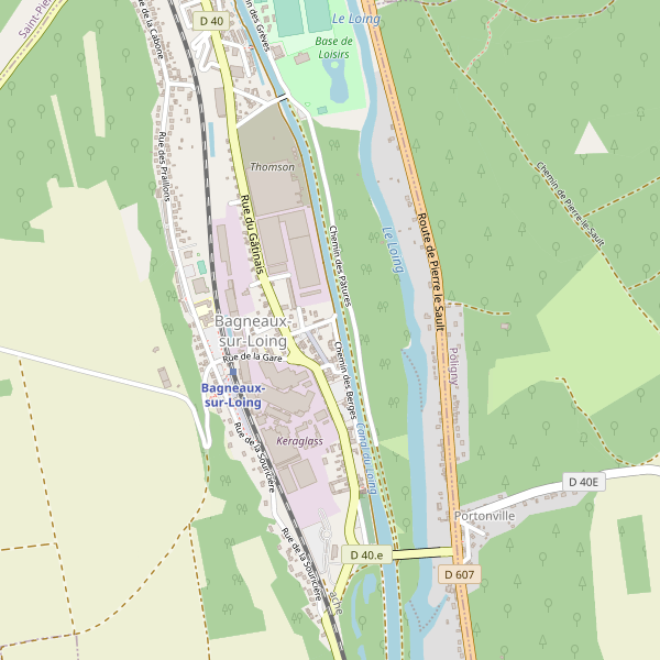 Carte des hotels à Bagneaux-sur-Loing Thumbnail