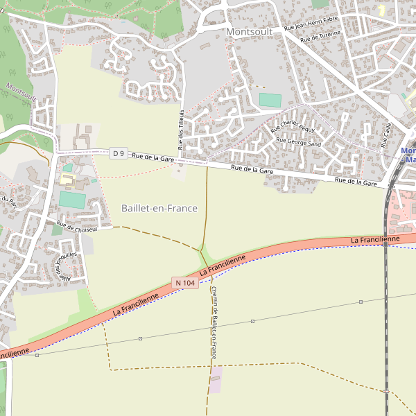 Plan de Baillet-en-France Thumbnail