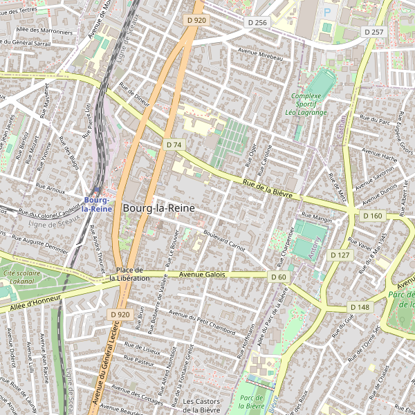 Plan de Bourg-la-Reine Thumbnail