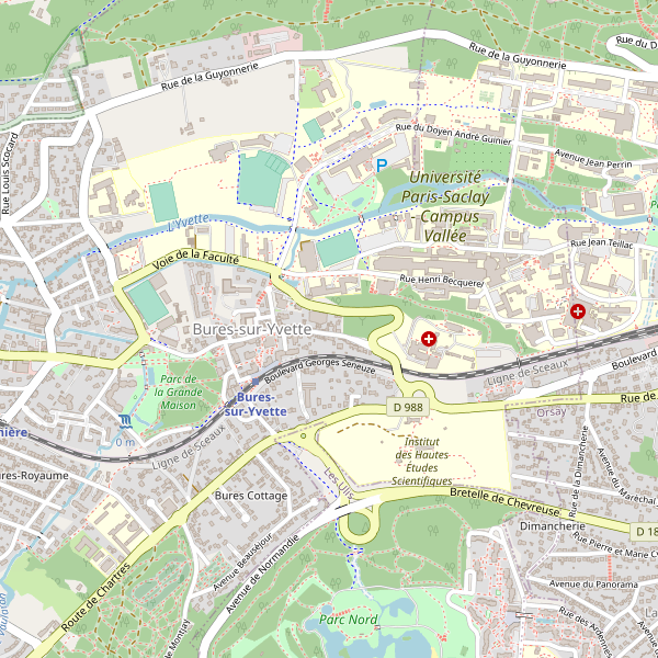 Plan de Bures-sur-Yvette Thumbnail