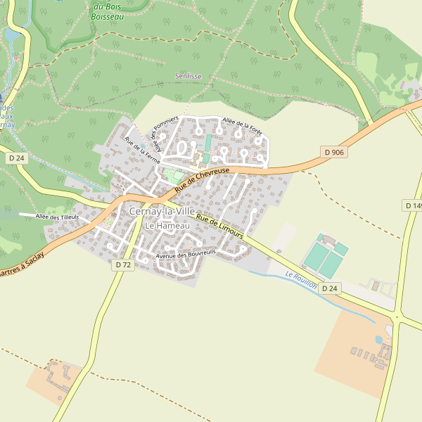 Plan de Cernay-la-Ville Thumbnail