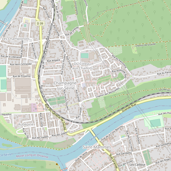 Plan de Champagne-sur-Seine Thumbnail