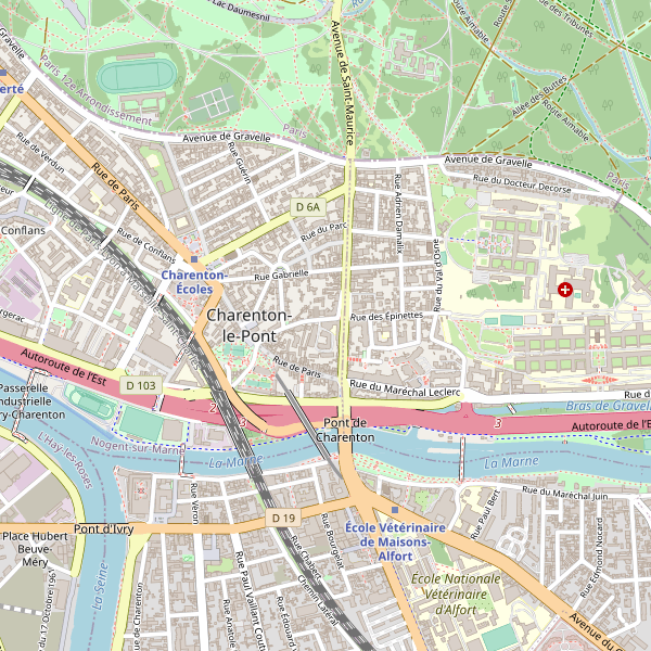 Carte des marches à Charenton-le-Pont Thumbnail