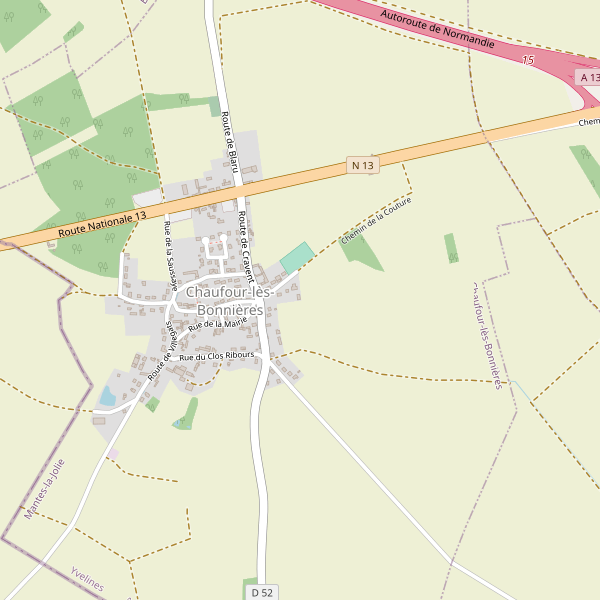 Plan de Chaufour-lès-Bonnières Thumbnail