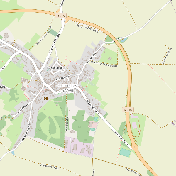 Carte des restaurants à Cormeilles-en-Vexin Thumbnail