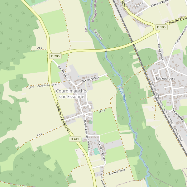 Plan de Courdimanche-sur-Essonne Thumbnail