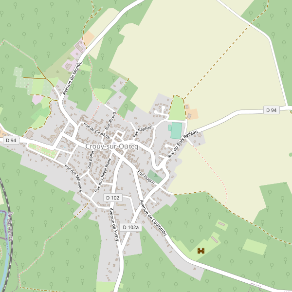 Plan de Crouy-sur-Ourcq Thumbnail