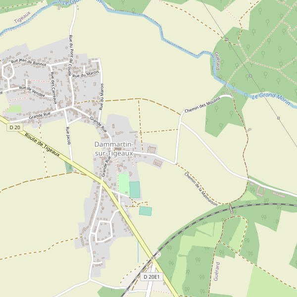 Plan de Dammartin-sur-Tigeaux Thumbnail