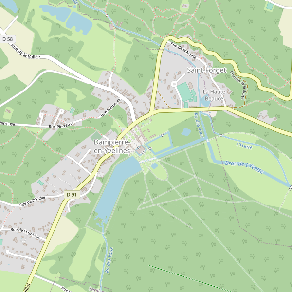 Carte des bureaux-publics à Dampierre-en-Yvelines Thumbnail