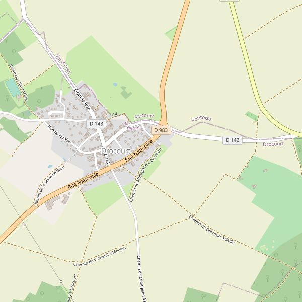 Plan de Drocourt (Yvelines) Thumbnail