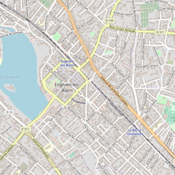 Plan de Enghien-les-Bains Thumbnail