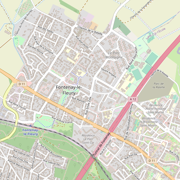 Carte des hotels à Fontenay-le-Fleury Thumbnail