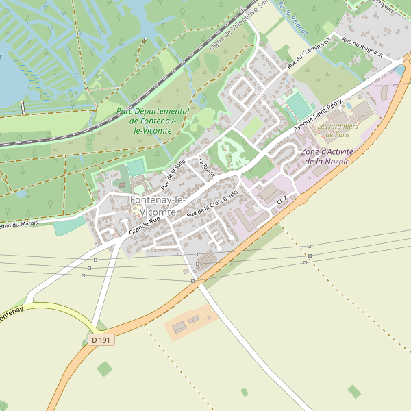 Plan de Fontenay-le-Vicomte Thumbnail