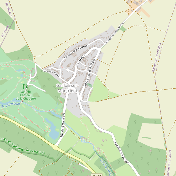 Plan de Gaillon-sur-Montcient Thumbnail