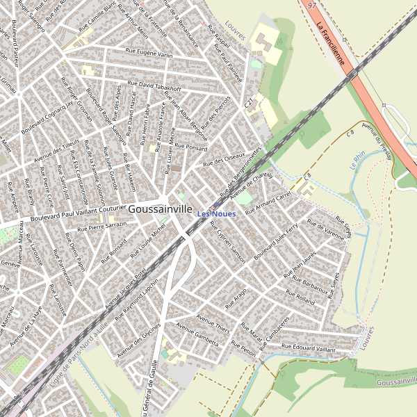 Plan de Goussainville (Val-d'Oise) Thumbnail