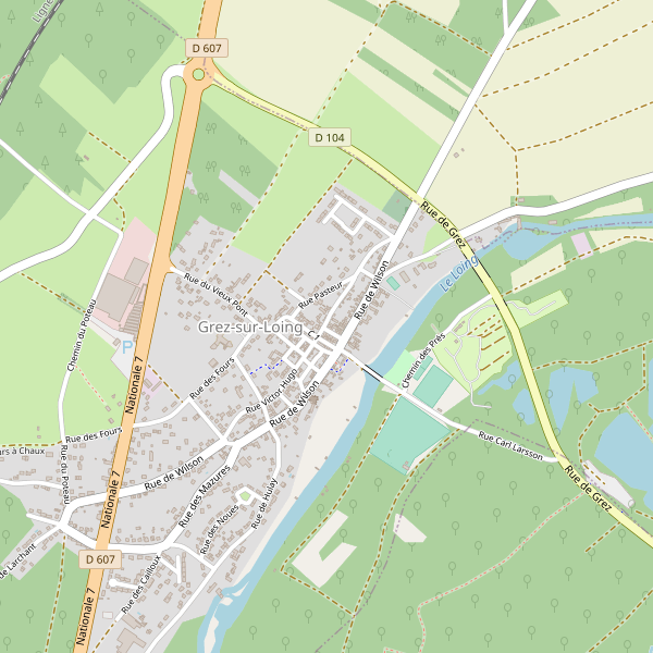 Plan de Grez-sur-Loing Thumbnail