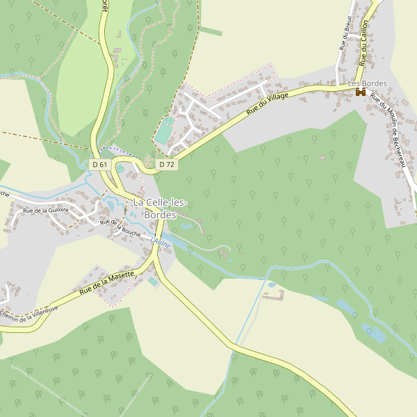 Carte des restaurants à La Celle-les-Bordes Thumbnail