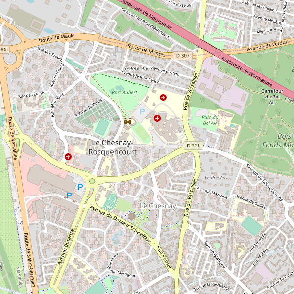 Carte des marches à Le Chesnay-Rocquencourt Thumbnail