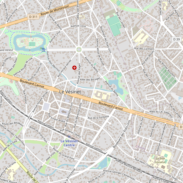 Carte des cinemas à Le Vésinet Thumbnail