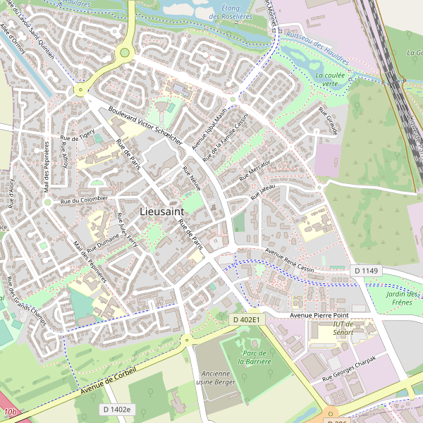 Carte des bureaux-poste à Lieusaint (Seine-et-Marne) Thumbnail