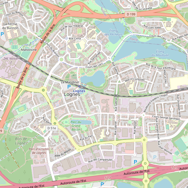 Carte des monuments à Lognes Thumbnail
