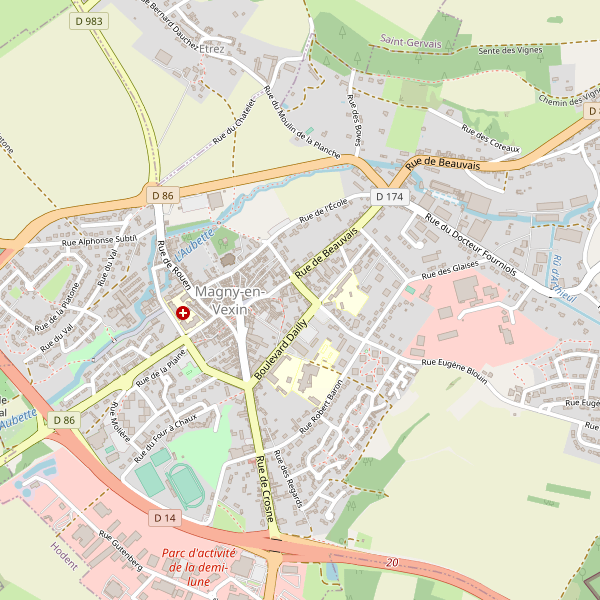 Carte des hotels à Magny-en-Vexin Thumbnail