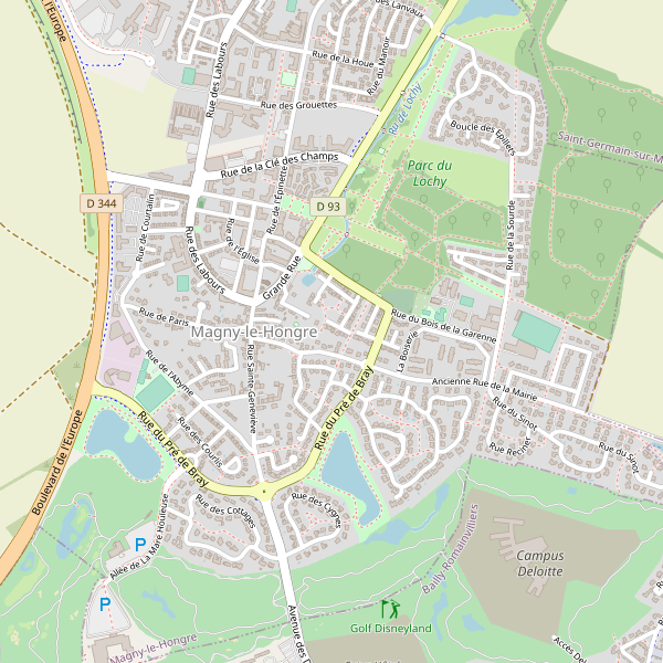 Carte des veterinaires à Magny-le-Hongre Thumbnail