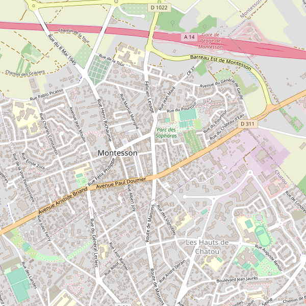 Carte des hotels à Montesson (Yvelines) Thumbnail