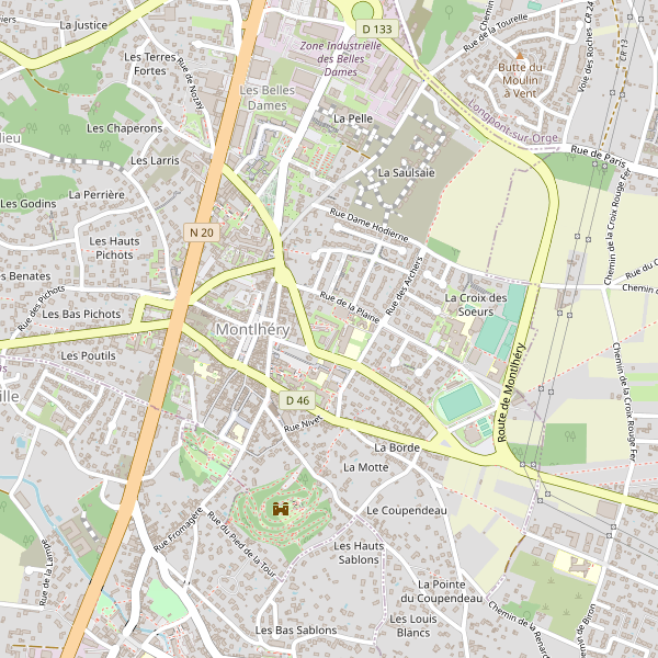 Carte des location-voiture à Montlhéry Thumbnail