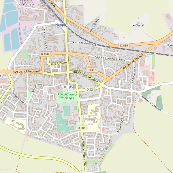 Carte des location-voiture à Nangis Thumbnail