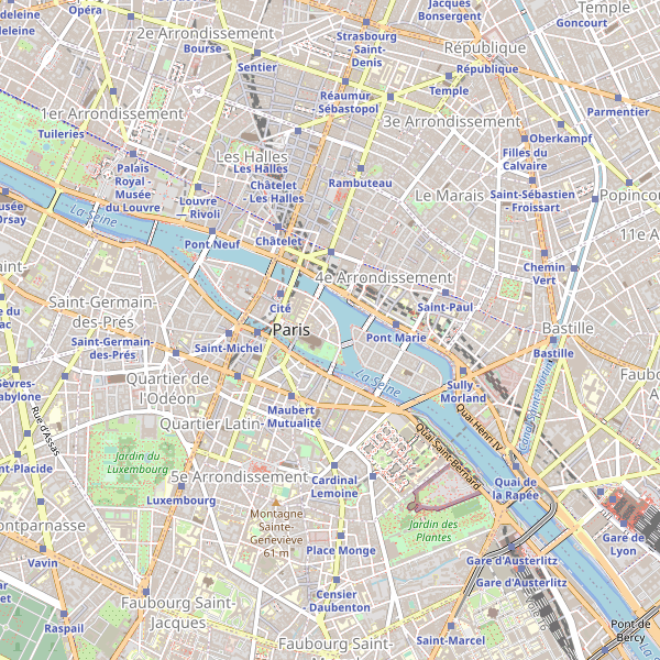 Carte des distributeurs-automatiques à Paris Thumbnail