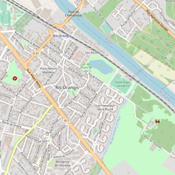 Carte des location-voiture à Ris-Orangis Thumbnail