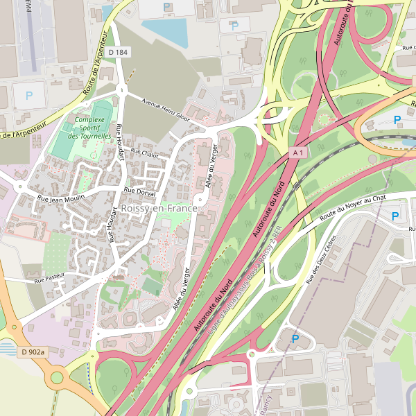 Carte des location-voiture à Roissy-en-France Thumbnail