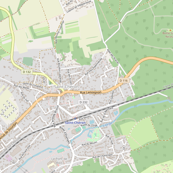Carte des hotels à Saint-Chéron (Essonne) Thumbnail