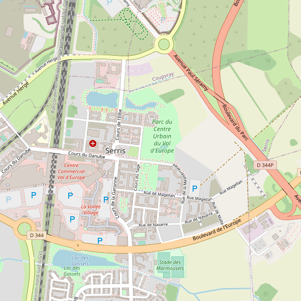 Carte des pub à Serris Thumbnail