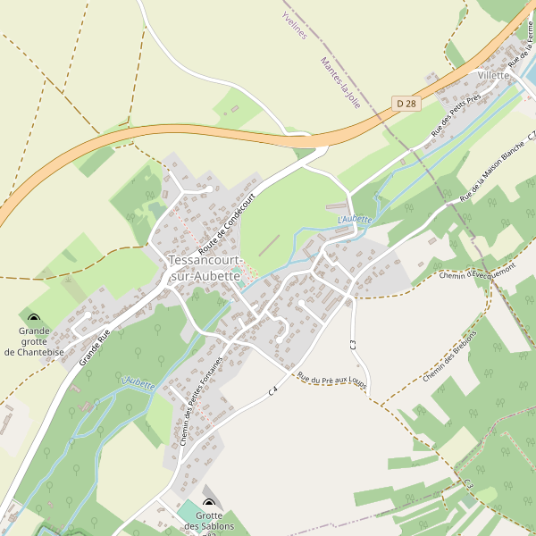 Carte des bedandbreakfast à Tessancourt-sur-Aubette Thumbnail