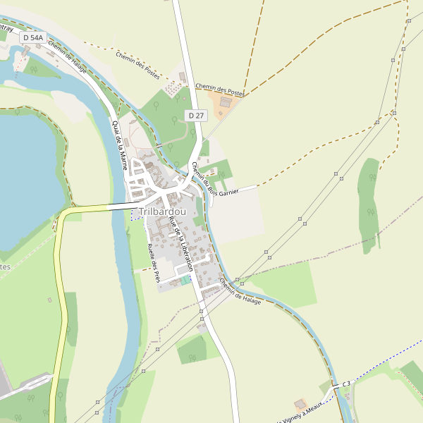 Carte des hotels à Trilbardou Thumbnail