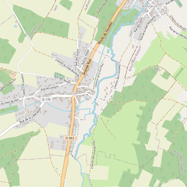 Carte des renseignements à Vert (Yvelines) Thumbnail