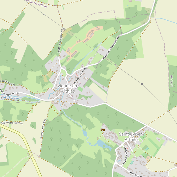 Carte des pompiers à Vienne-en-Arthies Thumbnail