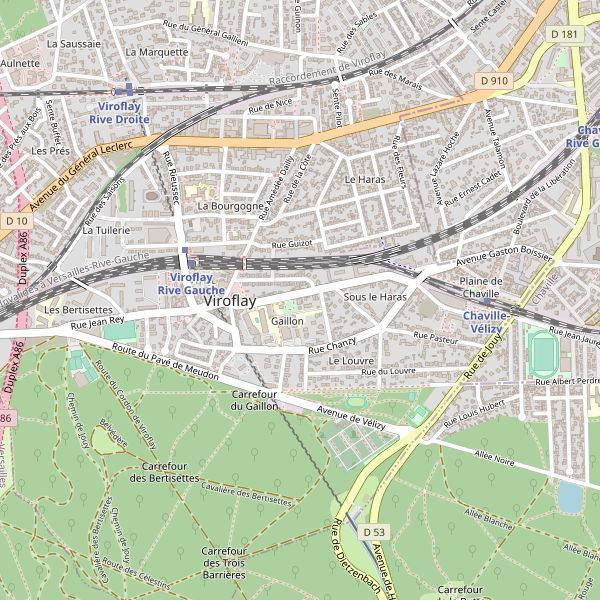 Carte des cinemas à Viroflay Thumbnail