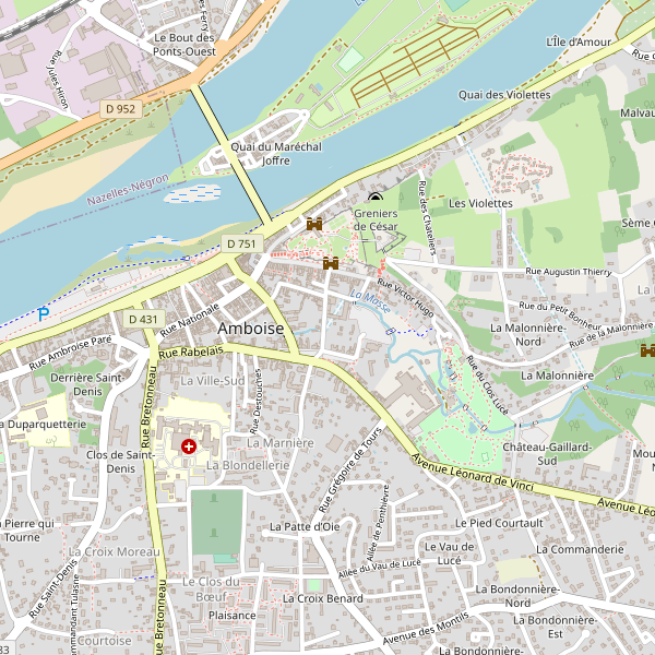 Carte des bibliotheques à Amboise Thumbnail