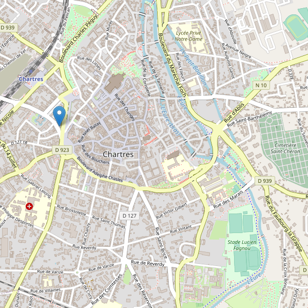 Carte des bibliotheques à Chartres Thumbnail