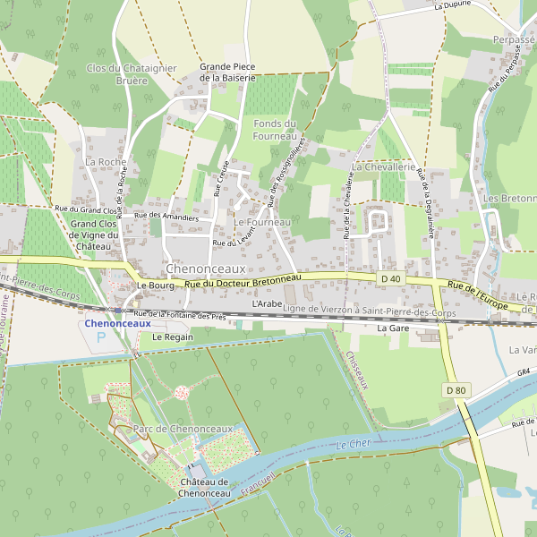 Carte des bibliotheques à Chenonceaux Thumbnail